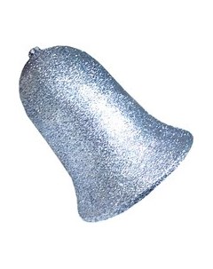 Елочная игрушка Колокольчик большой 25см парча Greenterra