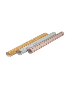 Набор бумаги для оформления подарков Золотая сказка Memphis / 592067