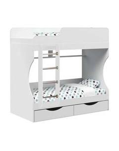 Двухъярусная кровать детская Капризун 15 с ящиками / Р455