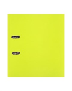 Папка–регистратор А4, корешок 70 мм, Neon, с арочным механизмом, неоновая, жёлтая, до 450 листов Erichkrause