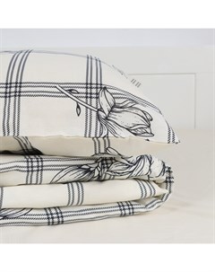 Постельное бельё дуэт «» Ink flowers, бязь Этель