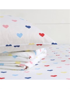 Постельное бельё евро «. Colored Hearts», поплин Этель