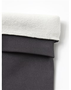 Легинсы для девочки на флисе, серые, рост 140 см Collorista