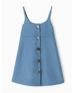 Сарафан для девочки : Jeans collection, голубой, рост 122 см Minaku