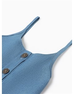Сарафан для девочки : Jeans collection, голубой, рост 104 см Minaku