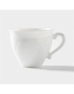 Чайный сервиз CADIX, 220 мл, 6 персон, стеклокерамика, белый Luminarc