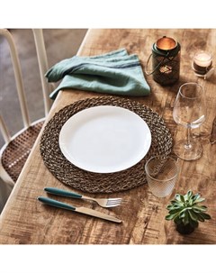 Сервиз столовый DIWALI, 19 предметов, d=25/20/21/19 см, стеклокерамика, белый Luminarc