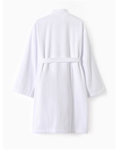 Халат махровый, мужской размер 56-58 цвет белый, 100% хлопок, 320 г/м² Этель