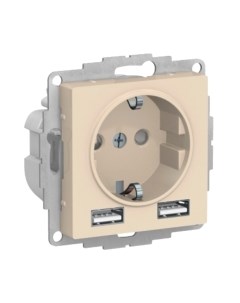 Розетка Systeme (Schneider) Electric AtlasDesign ATN000230 Systeme (schneider) electric