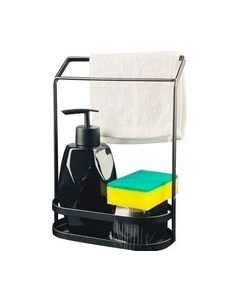 Дозатор моющего средства с губкой Lenardi И салфеткой на подставке 146-016