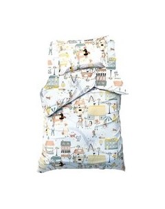 Комплект постельного белья Этель Fantastic Town 1.5сп / 10792864