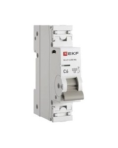 Выключатель автоматический EKF PROxima ВА 47-63N MA / M63MA616C Ekf