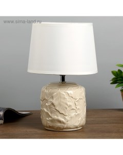 Лампа настольная «Листопад» Е14 1×40 Вт молочный 20×20×32.5 см Risalux