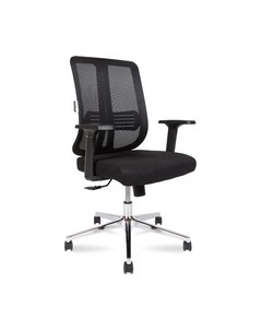 Кресло офисное Norden Tema Сhrome 2D LB / 216B-Сhrome-2D-B-BB