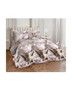 Комплект постельного белья Milanika Непоседа Семейный Миланика