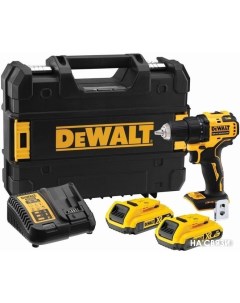 Дрель-шуруповерт DCD708D2T-QW (с 2-мя АКБ, кейс) Dewalt