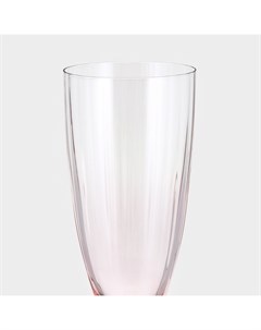 Бокалы для шампанского «Кейт», 220 мл, набор 6 шт., хрустальное стекло, разноцветные Bohemia crystal