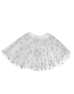 Карнавальная юбка из сетки «Снежинки», белый Страна карнавалия