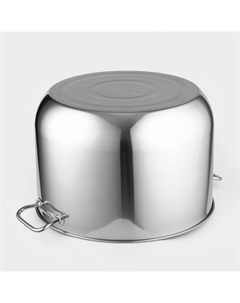 Кастрюля, 45 л, d=45 см, цельнотянутая. нержавеющая сталь Amet