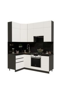 Кухонный гарнитур ВерсоМебель Эко Премиум 1.2x2.0 левая Версомебель