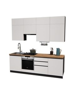 Кухонный гарнитур ВерсоМебель Эко Премиум 2.4 Версомебель