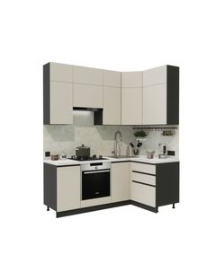 Кухонный гарнитур ВерсоМебель Эко Премиум 1.2x2.0 правая Версомебель