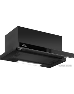 Кухонная вытяжка Slide 60П-1000 227273 (черный/стекло черное) Elikor