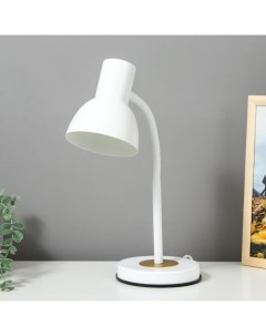 Настольная лампа "Чарли" 1х40Вт Е27 белый 18х15,5х45,5см Risalux