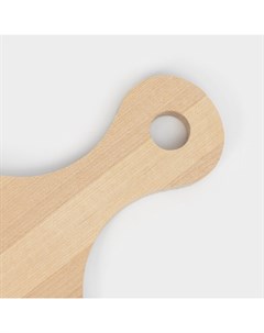 Доска разделочная, 40×20×1.2 см, с ручкой, дерево берёза Доляна