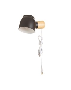 Бра «Норди» Е14 40 Вт черный 11×10×19 см Bayerlux