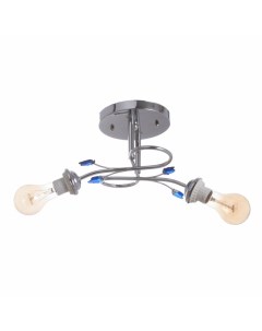 Люстра «Детта», БП, 2×40 Вт Е27, хром, МОДЕЛЬ: 2595290 Bayerlux