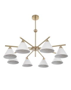 Люстра «Флинт» 8хЕ27 40 Вт белый 90×90×50 см Bayerlux