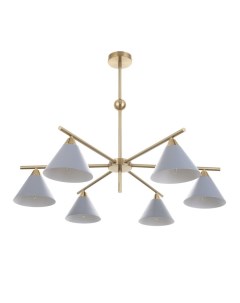 Люстра «Флинт» 6хЕ27 40 Вт серый 86×86×50 см Bayerlux