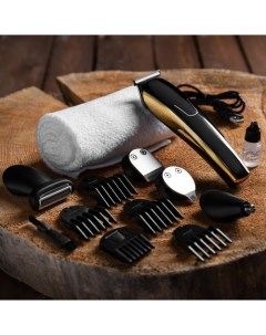Набор для стрижки Luazon LTRI-15, 5 в 1, 6 Вт, 3/6/9/12 мм, триммер, АКБ, чёрный Luazon home