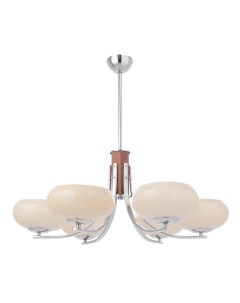 Люстра «Савина» 6хЕ27 40 Вт коричневый 72×72×60 см Bayerlux