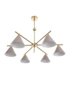 Люстра «Флинт» 6хЕ27 40 Вт кофе 86×86×50 см Bayerlux