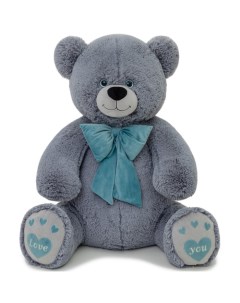 Мягкая игрушка «Медведь Пьер с бантом», серая, 130 см Kult of toys