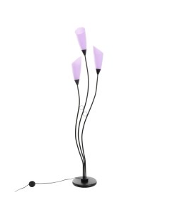 Торшер «Айрис» 3хЕ27 15 Вт черно-фиолетовый h.167 см Bayerlux
