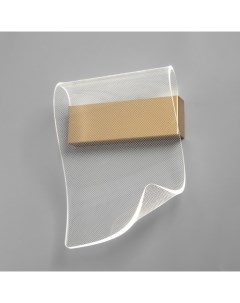 Бра «Папирус» LED 3000К золото 27×19×19 см Bayerlux