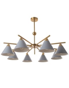 Люстра «Флинт» 8хЕ27 40 Вт серый 90×90×50 см Bayerlux