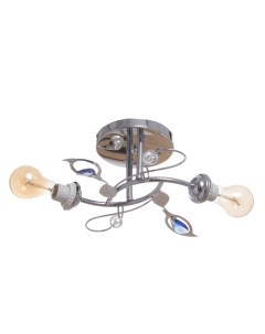 Люстра «Агнес», БП, 2×40 Вт Е27, хром, МОДЕЛЬ: 2600546 Bayerlux