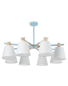 Люстра «Луиза» 8хЕ27 40 Вт синий 85×85×50 см Bayerlux