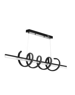 Светильник «Вихрь» LEd=38 Вт 6000К чёрный 100×18-110 см Bayerlux