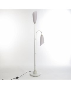 Торшер напольный «Симпл», 2×15 Вт, E27, белый, 37×28×154 см Bayerlux