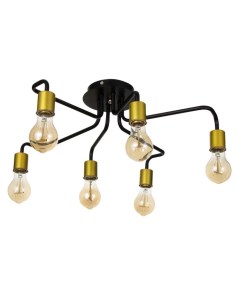 Люстра 2721/6 E27 40 Вт черно-золотой 60×60×30 см Bayerlux