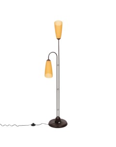 Торшер напольный «Симпл», 2×15 Вт, E27, коричневый, 32×28×150 см Bayerlux