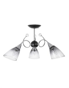 Светильник потолочный «Марианна», 3×Е27 40 Вт, чёрный, 69×69×32.5 см Bayerlux