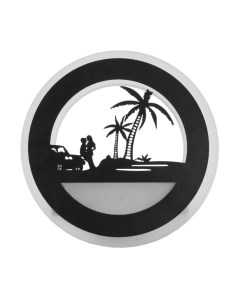 Бра «Романтика» LED 24 Вт 3000-4000К черный 22×3.8×22 см Bayerlux