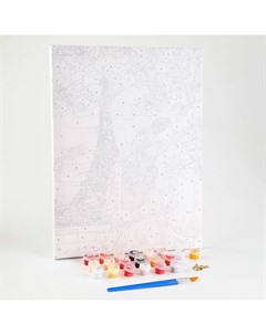 Картина по номерам на холсте с подрамником «Свидание в Париже», 40х30 см Школа талантов