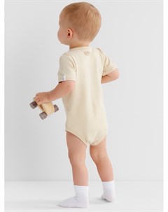 Боди детское Nature, рост 74-80 см, бежевое Minaku